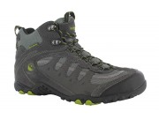Hi-Tec 50 Peaks Penrith MID WP Walking Shoes (charcoal/chartreuse)